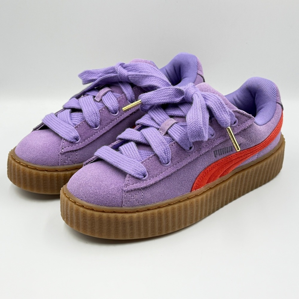 Puma Fenty Creeper Phatty Women 7 Purple Rihanna Suede Platform 399332-03 *NEW